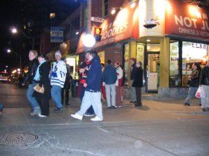 Downtown Toronto after Leafs won the Quarter Finals 53.JPG